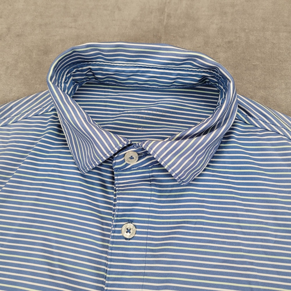 Vineyard Vines Shirt Womens Polo Striped Golf Athletic Short Sleeve Blue Size XS - Picture 5 of 12